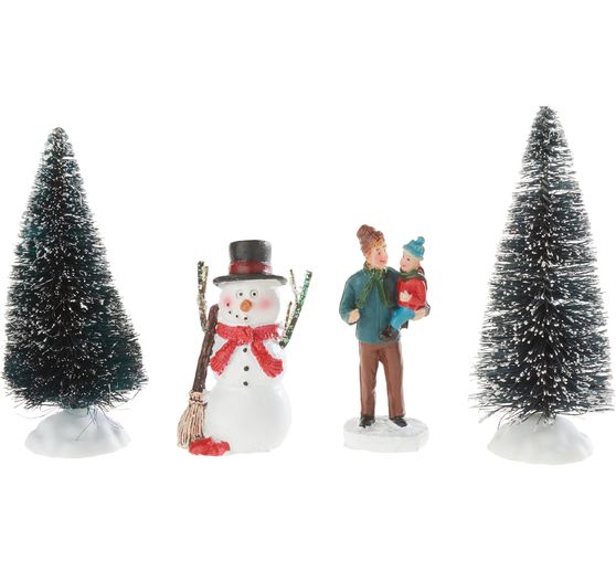Set de miniatures VBS « Bonhomme de neige »