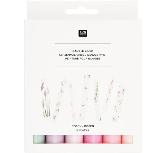 Candle Liner Set « Roses »