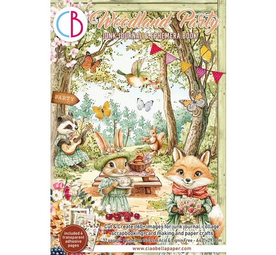 Junk Journal & Ephemera Book « Woodland Party »
