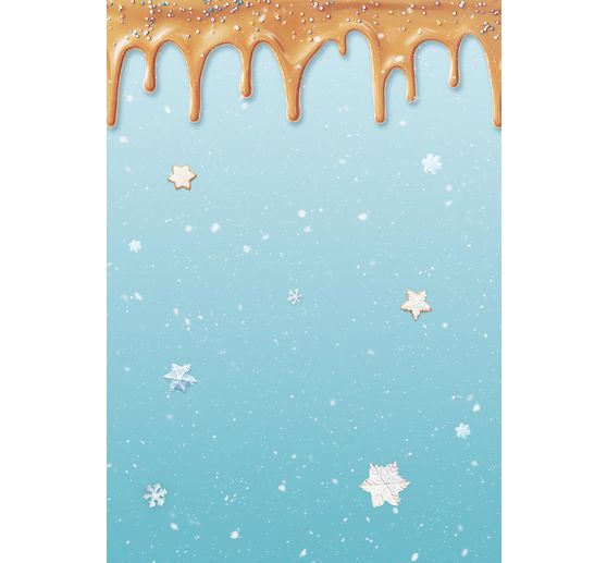 Soie de paille à motifs backgrounds « Candy Christmas »