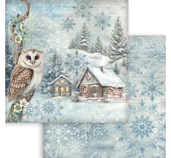 Bloc de papier scrapbooking « The Owl's House »