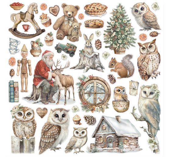 Bloc de papier scrapbooking « The Owl's House »