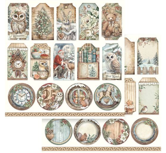 Bloc de papier scrapbooking « The Owl's House »
