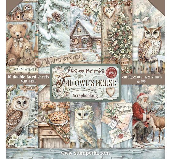 Bloc de papier scrapbooking « The Owl's House »