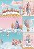 Motif straw silk "Candy Christmas - Cards"