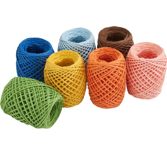 Rubans raphia VBS, set de 7
