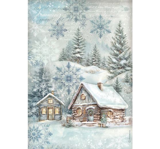 Soie de paille à motifs « The Owl's House - Cottage »