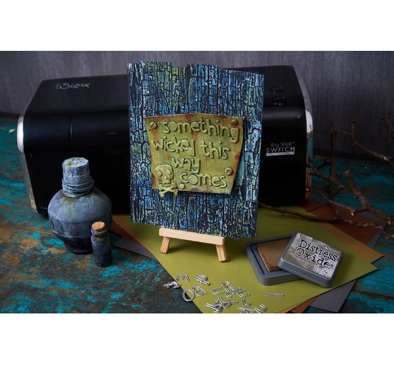 Sizzix Thinlits Punching template "Alphanumeric Cutout Lower by Tim Holtz"