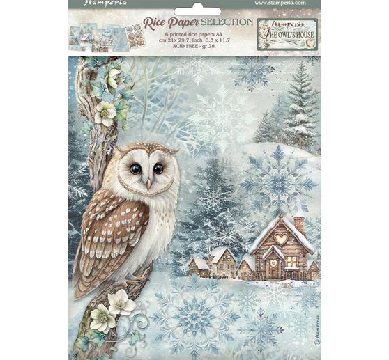 Assortiment de soies de paille à motifs « The Owl's House »