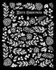 Pochoir « The Owl's House - Pine Cones »