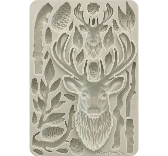Silicone mould A5 "The Owl's House - Deer"