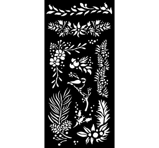 Pochoir « The Owl's House - Pine Cones »
