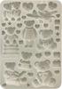 Silicone mould A5 "The Owl's House - Teddy & Bears"