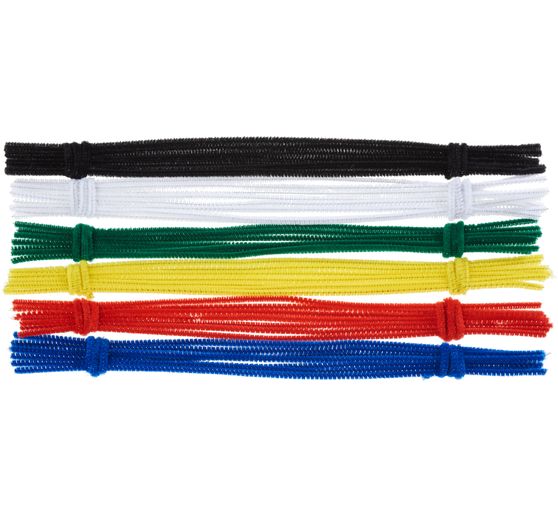 Fils chenille VBS « 6 couleurs »