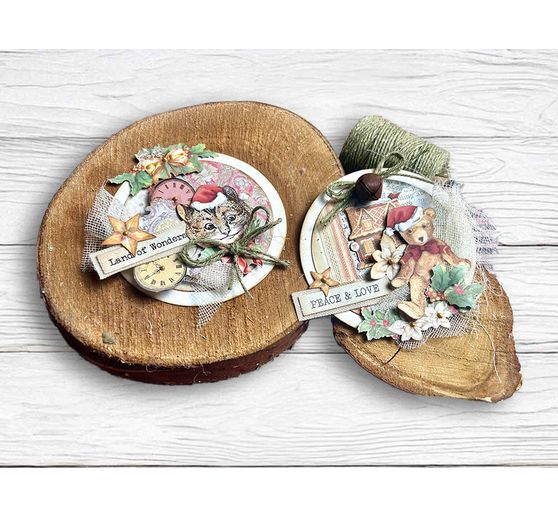 Junk Journal Book « Alice in Christmas »