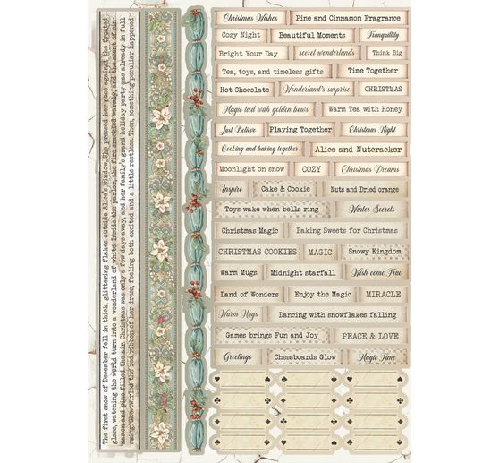 Junk Journal Book « Alice in Christmas »