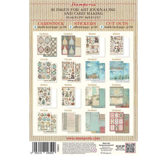 Junk Journal Book « Alice in Christmas »