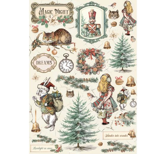 Junk Journal Book « Alice in Christmas »