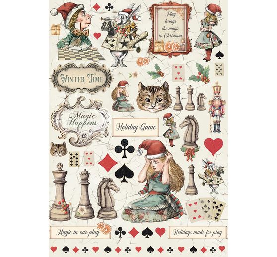 Junk Journal Book « Alice in Christmas »