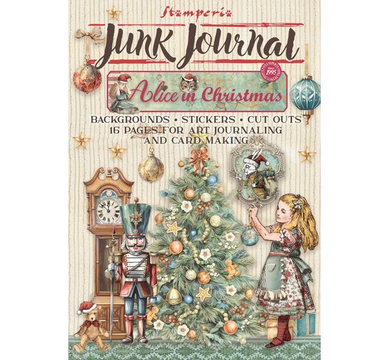 Junk Journal Book « Alice in Christmas »