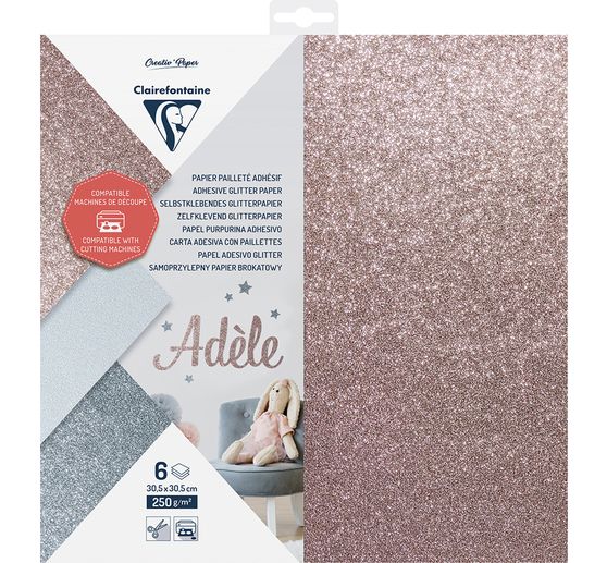 Papier scintillant, autocollant