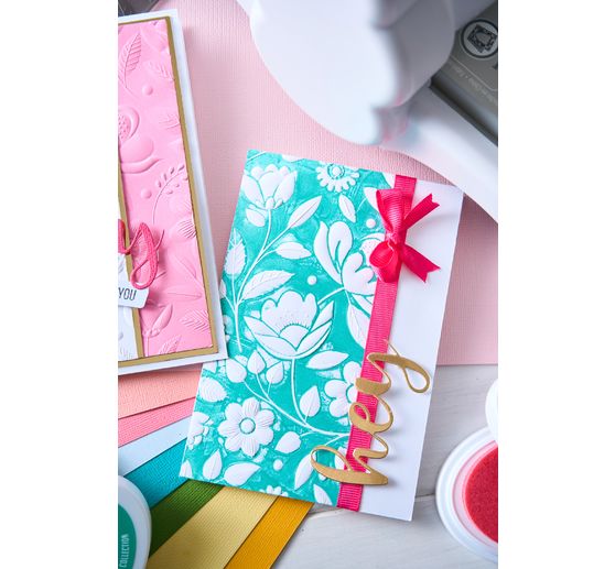 Gabarit d'embossage 3D Sizzix « Happy Garden by Catherine Poole »
