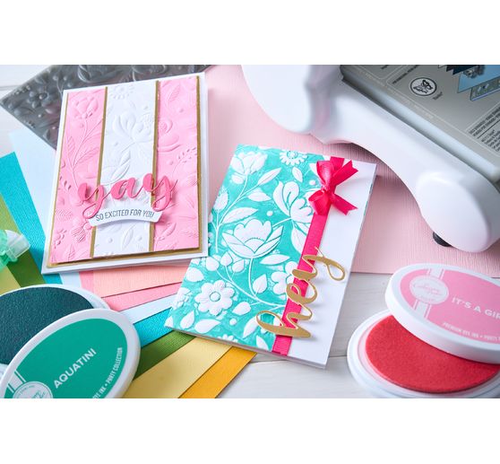 Gabarit d'embossage 3D Sizzix « Happy Garden by Catherine Poole »