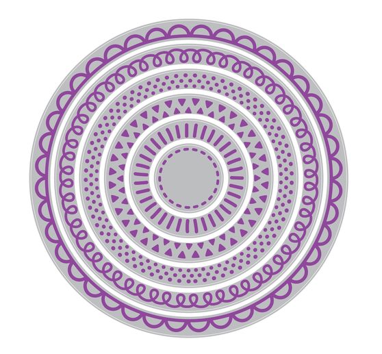 Gabarit d’estampe Sizzix Thinlits « Party Circles by Catherine Pooler »