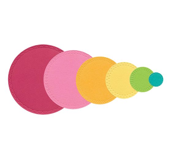 Gabarit d’estampe Sizzix Thinlits « Party Circles by Catherine Pooler »