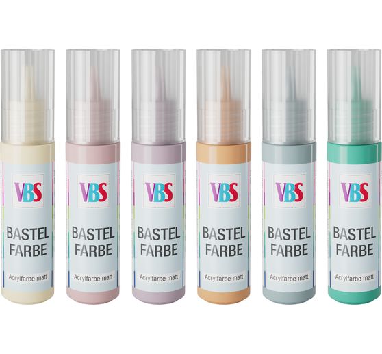 Set de peintures acryliques VBS « Pastel »