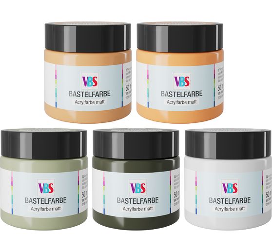 Set de peintures acryliques VBS «Nature »