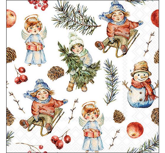 Serviette « Playing Outside »