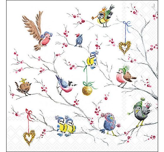 Napkin "Birds In Tree"
