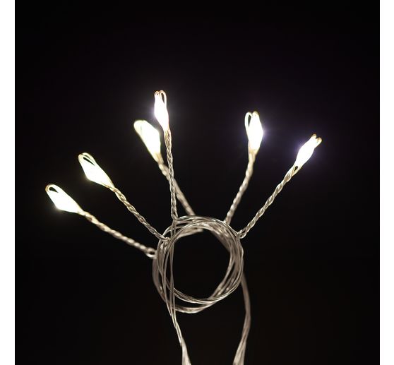 Guirlande lumineuse LED d'extérieur avec minuterie 6/18h, 80 LED