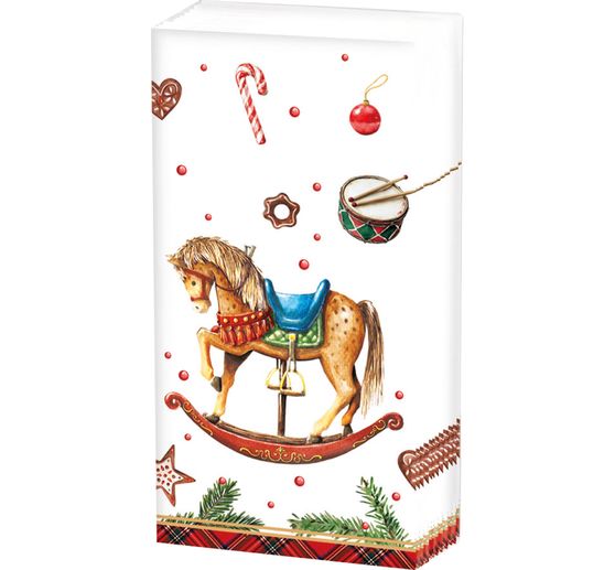 Paper handkerchiefs "Classic Rocking Horse"