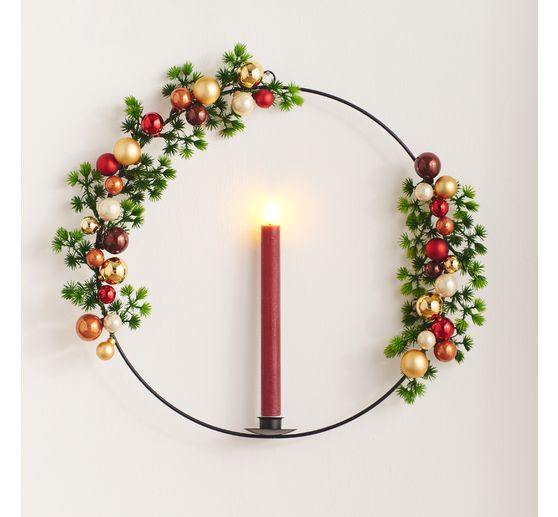 Bougie LED en cire véritable avec minuterie 6/18 heures