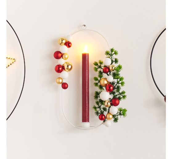 Bougie LED en cire véritable avec minuterie 6/18 heures