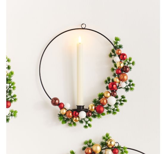 Bougie LED en cire véritable avec minuterie 6/18 heures