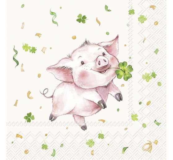 Serviette « Lucky Pig »