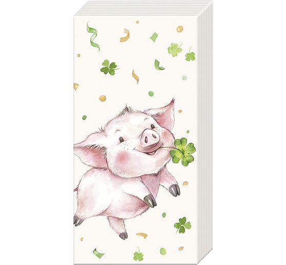 Mouchoirs en papier « Lucky Pig »
