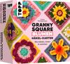 Cartes au crochet Granny Square &laquo; Blumen &raquo;