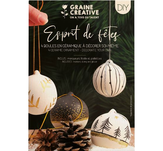 Kit créatif « Créer soi-même des boules en céramique »
