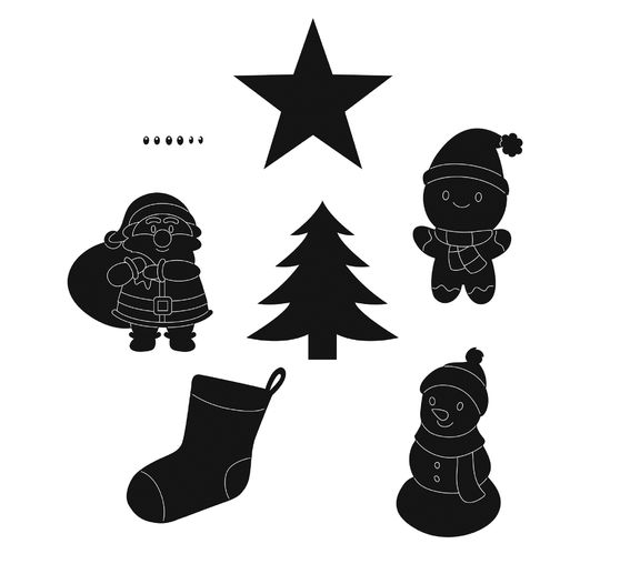 Motifs de grattage magique « Noël »