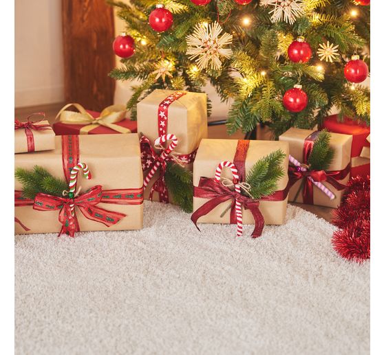 VBS Chenille candy canes, set of 4
