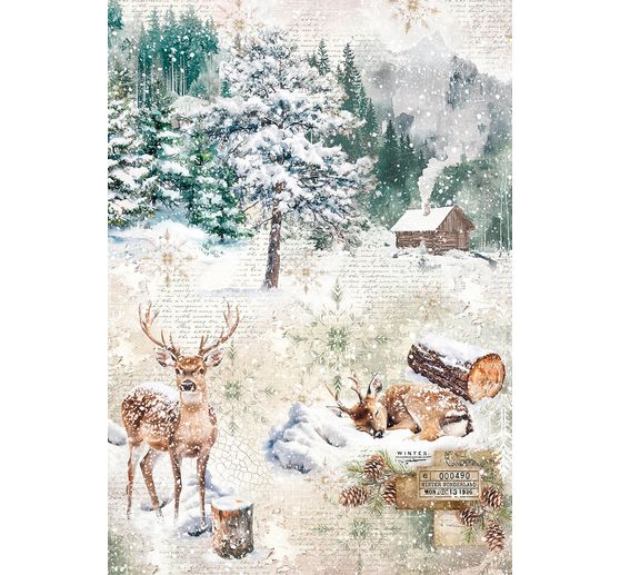 Assortiment de soies de paille à motifs « Forest Tales », set de 8 pièces