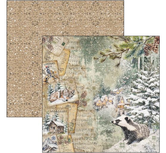 Scrapbook paper "Forest Tales"