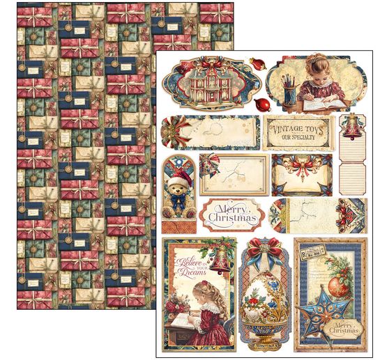 Paper set "Toy Shop"