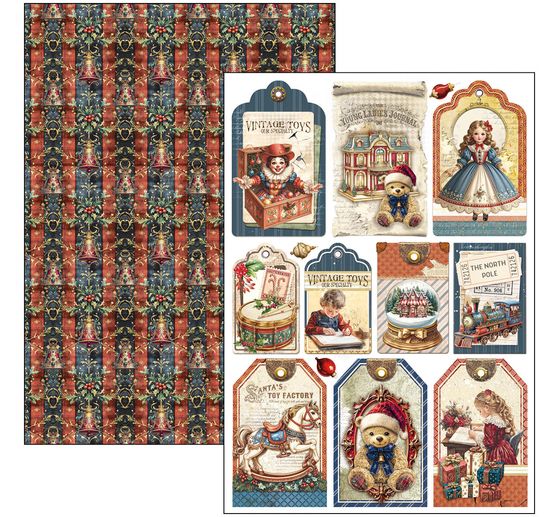 Paper set "Toy Shop"