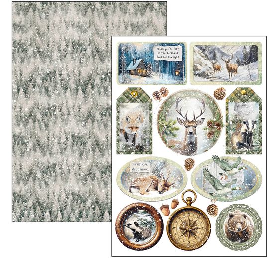 Assortiment de papiers « Forest Tales »