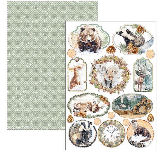 Assortiment de papiers « Forest Tales »